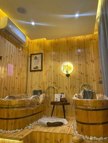 去了济南木桶浴会所店,健康与享受同在
